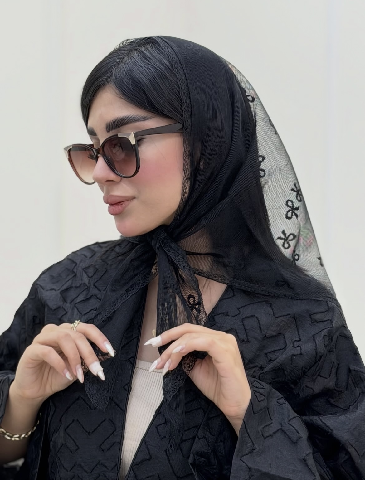 مینی اسکارف سه گوش پاپیون